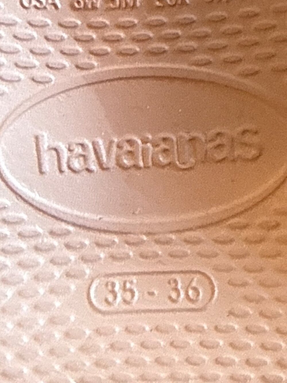 Havaianas Slide Metallic Flip-Flop Sandal Women's Shoes 35-36 EU New with Tag - Picture 7 of 7